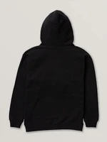 Mens Stoned Pullover Fleece - Black