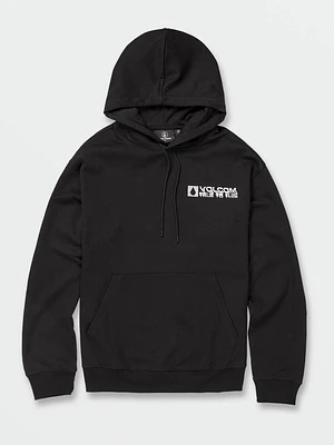 Strikehood Graphic Pullover Hoodie - Black