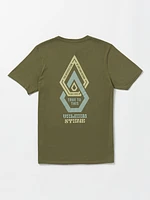 Entanglement Stone Tech Short Sleeve Tee - Military