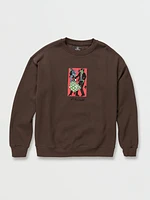 Featured Artist Bob Mollema Crew Sweatshirt - Dark Brown