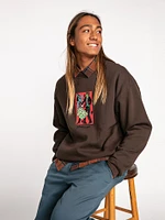 Featured Artist Bob Mollema Crew Sweatshirt - Dark Brown