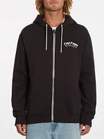 Extends Zip Hoodie - BLACK