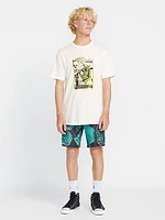 Hammered Short Sleeve Tee - Off White