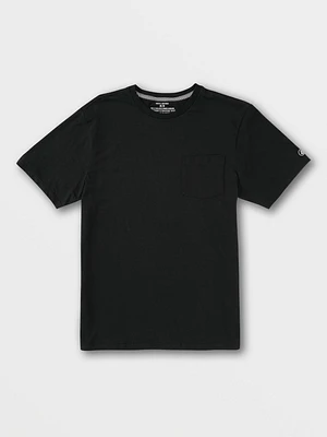 Solid Ss Pocket Tee