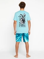 Heavy Living Short Sleeve Tee - Cali Blue Heather