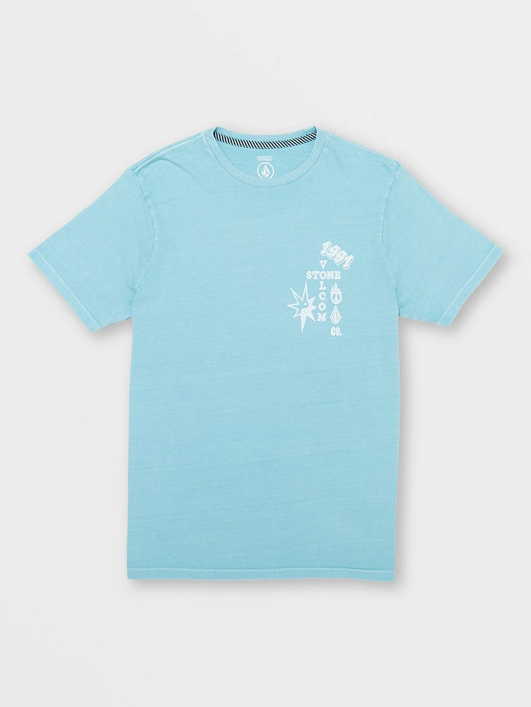 Heavy Living Short Sleeve Tee - Cali Blue Heather