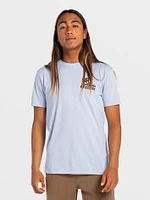 Fronds Short Sleeve Tee - Cali Blue Heather