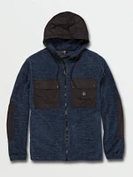 Yzzolater Lined Zip Hoodie - Navy