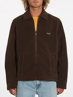 Edwart Sherpa Jacket - Dark Brown