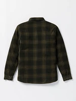 Bowered Fleece Flannel - Bison