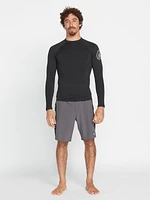 Hotainer Long Sleeve Rashguard - Black