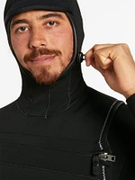 Modulator 4/3mm Long Sleeve Hooded Chest Zip Wetsuit - Black