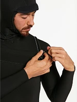 Modulator 4/3mm Long Sleeve Hooded Chest Zip Wetsuit - Black