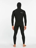 Modulator 4/3mm Long Sleeve Hooded Chest Zip Wetsuit - Black