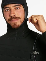 Modulator 5/4/3mm Long Sleeve Hooded Chest Zip Wetsuit - Black