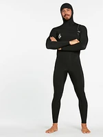 Modulator 5/4/3mm Long Sleeve Hooded Chest Zip Wetsuit - Black