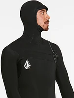 Modulator 5/4/3mm Long Sleeve Hooded Chest Zip Wetsuit - Black