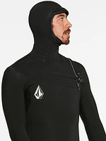 Modulator 5/4/3mm Long Sleeve Hooded Chest Zip Wetsuit - Black