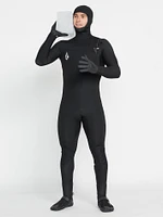 Modulator 5/4/3mm Long Sleeve Hooded Chest Zip Wetsuit - Black