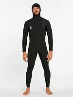 Modulator 5/4/3mm Long Sleeve Hooded Chest Zip Wetsuit - Black