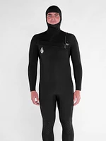 Mens Modulator 5/4/3mm Hood Chestzip Fullsuit - Black