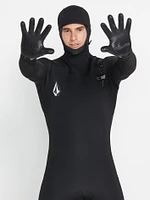 3mm 5 Finger Gloves - Black