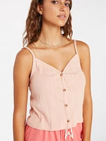 Lived Lounge Tank - Hazey Pink