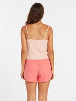 Lived Lounge Tank - Hazey Pink