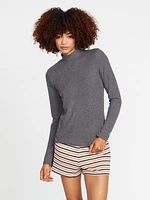 Lived Lounge Rib Long Sleeve Top