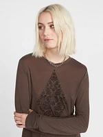 Tern N Bern Long Sleeve Top - Espresso