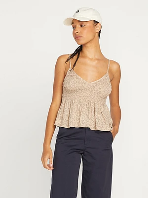 Cha Ching Cami Tank - Taupe