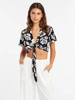 Coco Ho Skillz Top - Black White