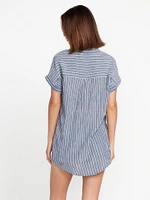 Coco Ho Sun Tunic Shirt - Navy