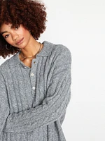 Low Polo Sweater - Daze Grey