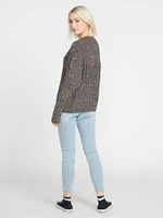 Girl Chat Sweater - Black