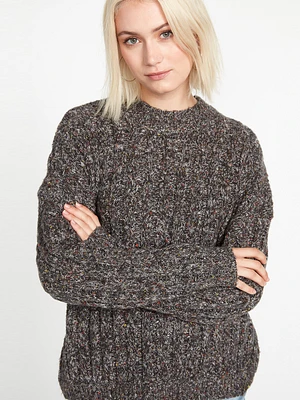 Girl Chat Sweater - Black