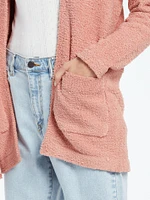 Lived Lounge Cardigan - Light Mauve