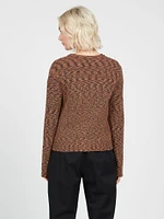 Spacestone Cardigan - Dark Clay