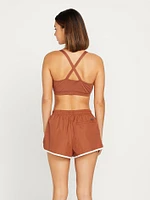 Coco Ho Runner Shorts - Dark Clay