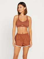 Coco Ho Runner Shorts - Dark Clay