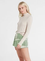 Lived Lounge Fleece Short - Light Army