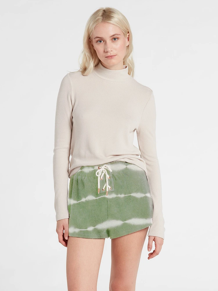 Lived Lounge Fleece Short - Light Army