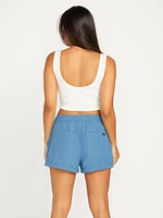 Sunday Strut Shorts - Park Blue