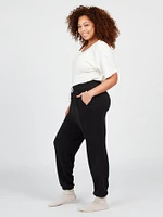 Lived Lounge Plus Fleece  Pant - Black