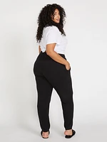 Lived Lounge Plus Fleece  Pant - Black