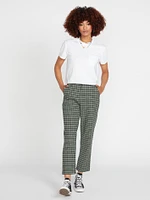 Frochickie High Rise Chino Pants - Dark Pine