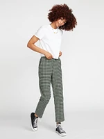 Frochickie High Rise Chino Pants - Dark Pine