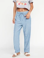 Sunday Strut Elastic Waist Pants - Blue Bird