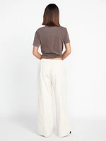 Strutin Stone Elastic Waist Pants - Sand