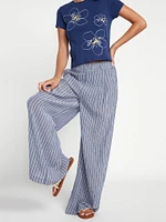 Coco Ho Trouser Elastic Waist Pants - Navy